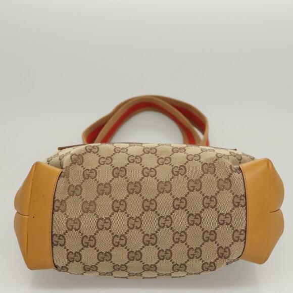 GUCCI GG Canvas Tote Bag Beige Silver 019 019 - Picture 10 of 16